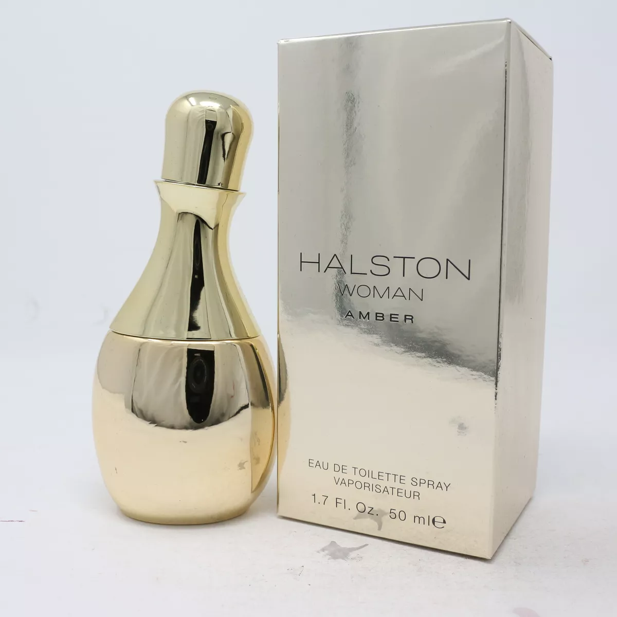 Amber Women by Halston Eau De Toilette 1.7oz/50ml Spray New With