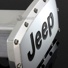 Jeep Tow Hitch Cover Plug Cap 2 Trailer Receiver Engraved Billet Allen Bolts Jeep Tow Hitch Cover Plug Cap 2 Trailer Receiver Engraved Billet Allen Bolts