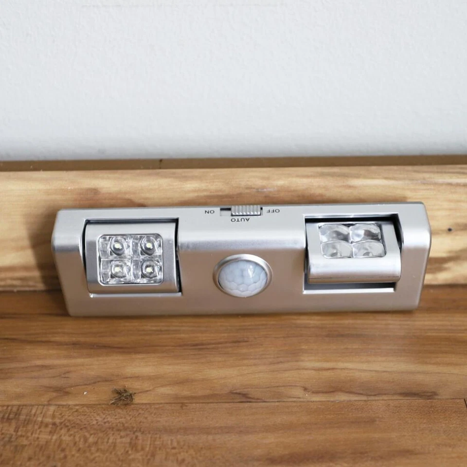 Bande Lumineuse LED Détecteur de Mouvement Lampe à Encastrer Escalier Lumière - Photo 2/4