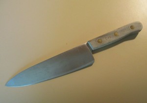 Chicago Cutlery Vintage C 42 7 Inch Chefs Knife Usa Made Solid