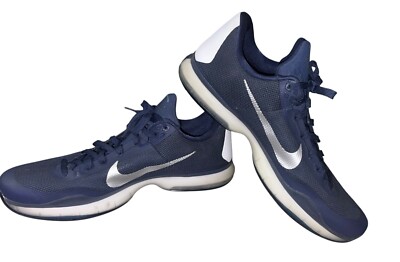 Nike Kobe Bryant 10 X TB Georgetown Midnight Blue Silver Sneakers 813030-401 NIKE KOBE 10 X TB Georgetown Midnight Navy Silver Men Size  main image 3
