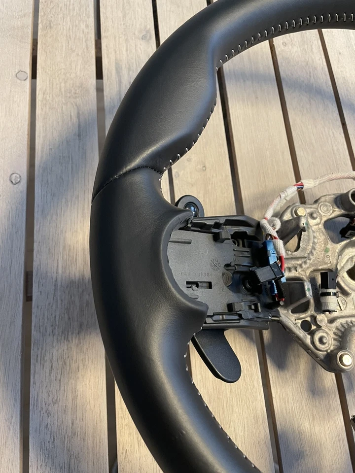 MINI F55 / F56 / F57 LCI Nappa Leder Lenkrad + Schaltwippen - TOP - 32305AOC817 - Bild 2 von 4