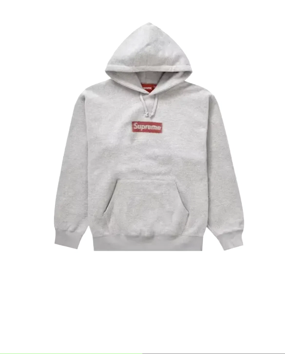 Sweat shirt à capuche logo Supreme Inside Out Box gris bruyère L
