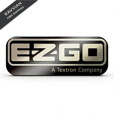 EZGO RXV Front Emblem, Golf Cart Replacement Decal, Name Plate and...