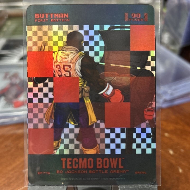 2026 Bo Jackson Battle Arena Buttman Brawl Big Pixel Battlefoil #BP776