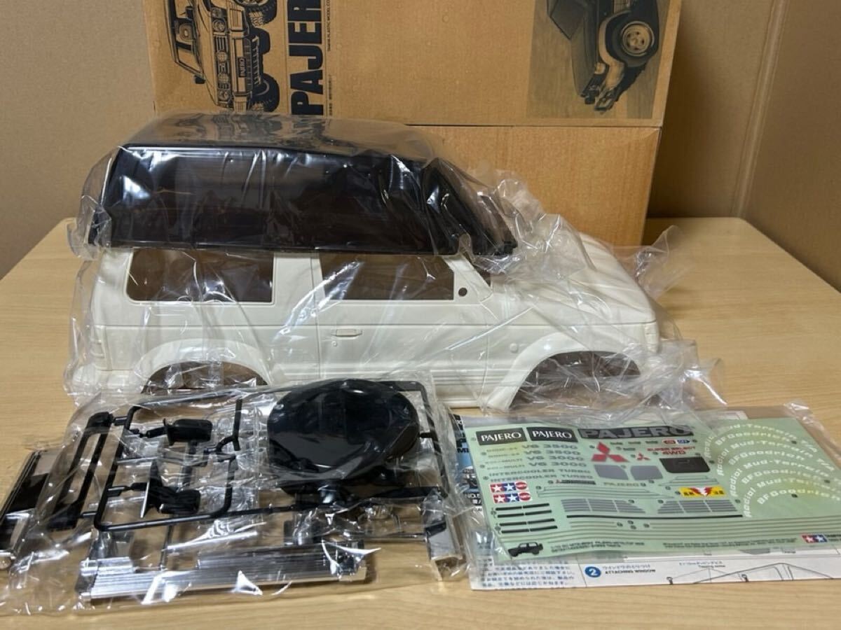 1/10 Tamiya Mitsubishi Pajero Metal Top Wide Spare Body Set | eBay