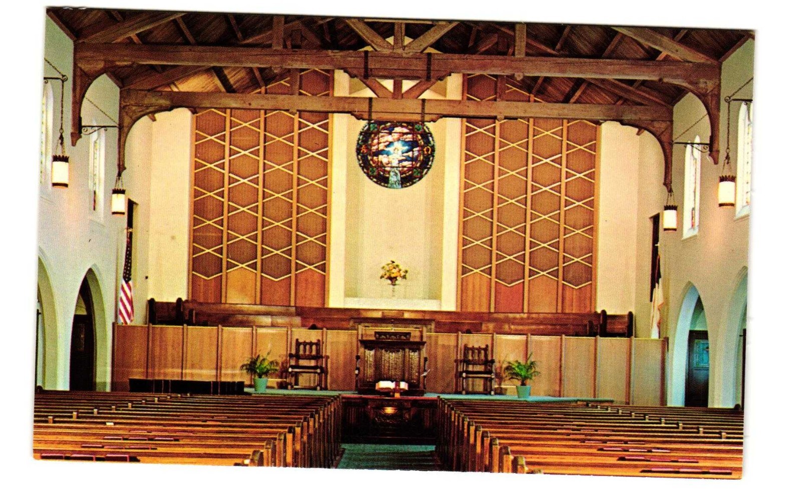 Tenth Avenue Baptist Church, Los Angeles CA vintage postcard unposted ...