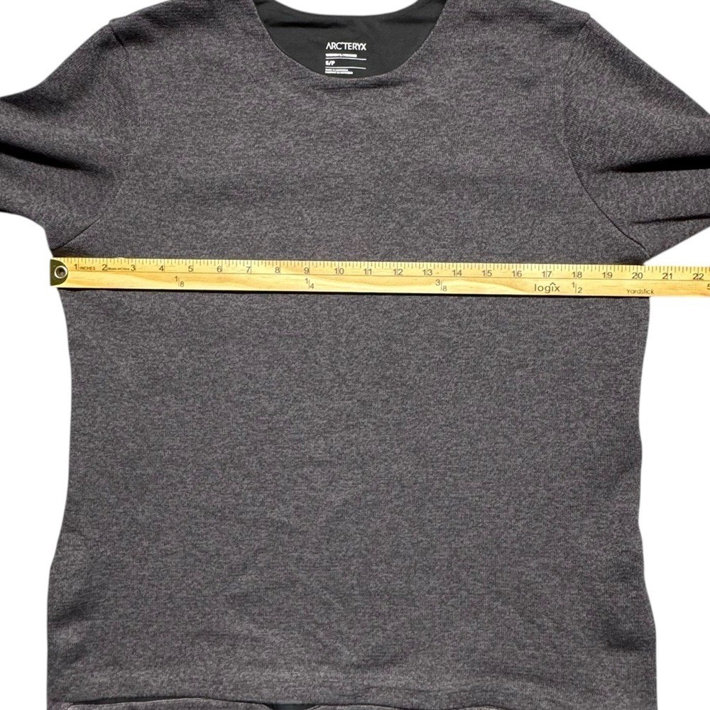 Arc'teryx Laina Sweater Womens Small Gray Cozy Technical Mid Layer Hiking Travel thumbnail 6