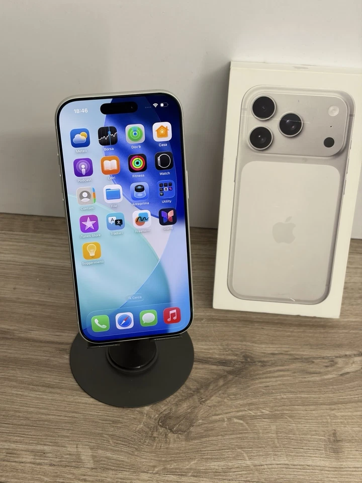 Apple iPhone 17 Pro 5G 256GB 6,3" Nuovo   Argento silver Garanzia Europa - Immagine 3 di 4