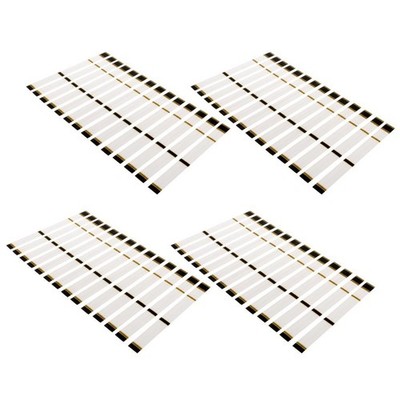 60pcs Universal White Heat Shrinkable Arrow Shaft Stickers