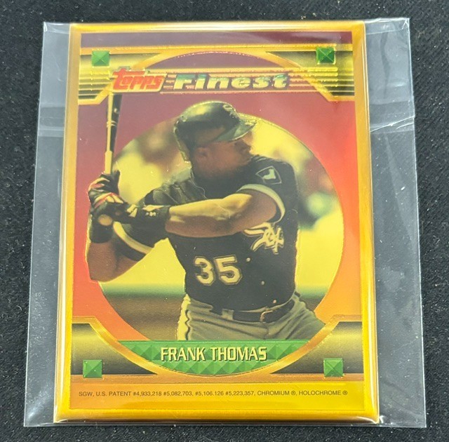 1994 Topps Finest Bronze Member's Only Frank Thomas #3 Metal