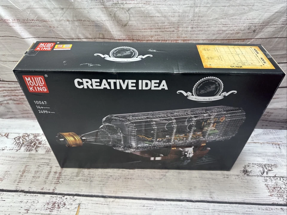 Mould King 10067 Flying Dutchman Pirates of the Caribbean Bottled Pirate Ship - Image 2 of 4