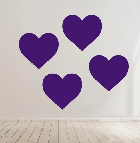 Heart Decal Sticker Vinyl – Car Truck Laptop Wall Window – Custom Size & Color – - Picture 18 of 23