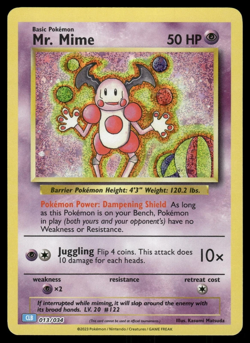 Mr. Mime 013/034 Trading Card Game Classic for sale | eBay