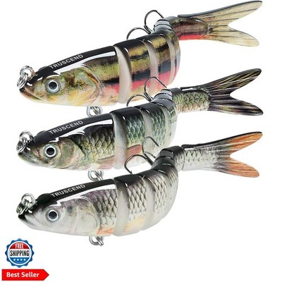 Swimmax Easy Catch Fishing Lures with BKK Hooks, Wiggling, Vibrating, Rattlin...