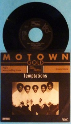 TEMPTATIONS - SINGLE 7'' - PAPA WAS A ROLLING STONE / MASTERPIECE - MINT