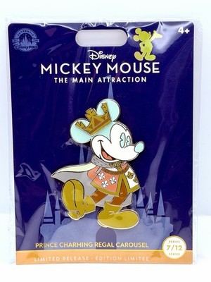 Disney Parks Mickey Mouse Main Attractions 2021 Prince Charming Carousel July LR