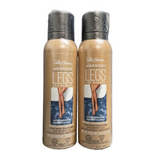 Sally Hansen Airbrush Legs Spray Light Glow Leg Makeup Waterproof New Pack of 2