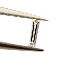 0.06 Ct Natural Diamond F/VVS2 Grade Long Straight Baguette Cut 4 x 0 mm Loose