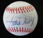 Willie Mays Single Vintage Signed Autographed ONL Feeney Baseball - Beckett BAS