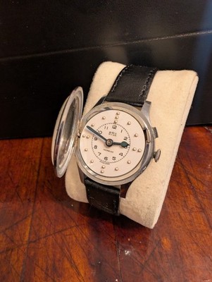 Vintage BWC Swiss Braille Watch for Blind, Incabloc, Manual Wind, Working