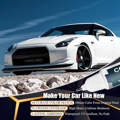 ScratchesHappen Touch-Up Paint Kit - Everest White Pearl (QBE) For Nissan - Paint Only, No Clear Coat - View #8