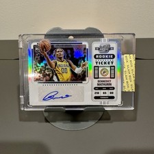 2022-23 Optic Bennedict Mathurin RC Variation Rookie Ticket Silver Holo Auto SP