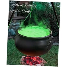 Decoraciones de Halloween – Caldero de brujas grandes en trípode de 54 