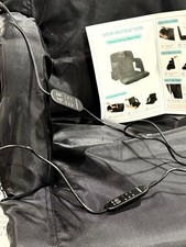GENERIC HEATED FOLDING STADIUM SEAT / 2 USB CONTROL - BLACK