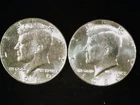 1986-P and D Kennedy Half Dollars (2 coins) AU+. Free Shipping!