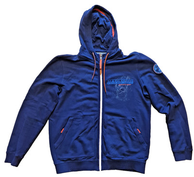 NAPAPIJRI HOODIE , BLUE, Sz XL