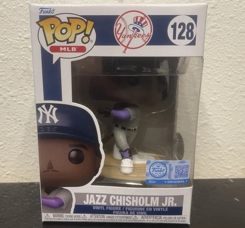Funko POP! Jazz Chisholm MLB New York Yankees Exclusive Figure 128 + Protector