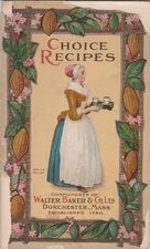 Choice Recipes Walter Baker & Co Chocolate Cookbook Booklet 1914