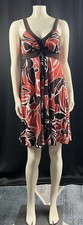 Vintage Speechless Tank Dress Padded Cups Belted Polyester Blend Women's Size M