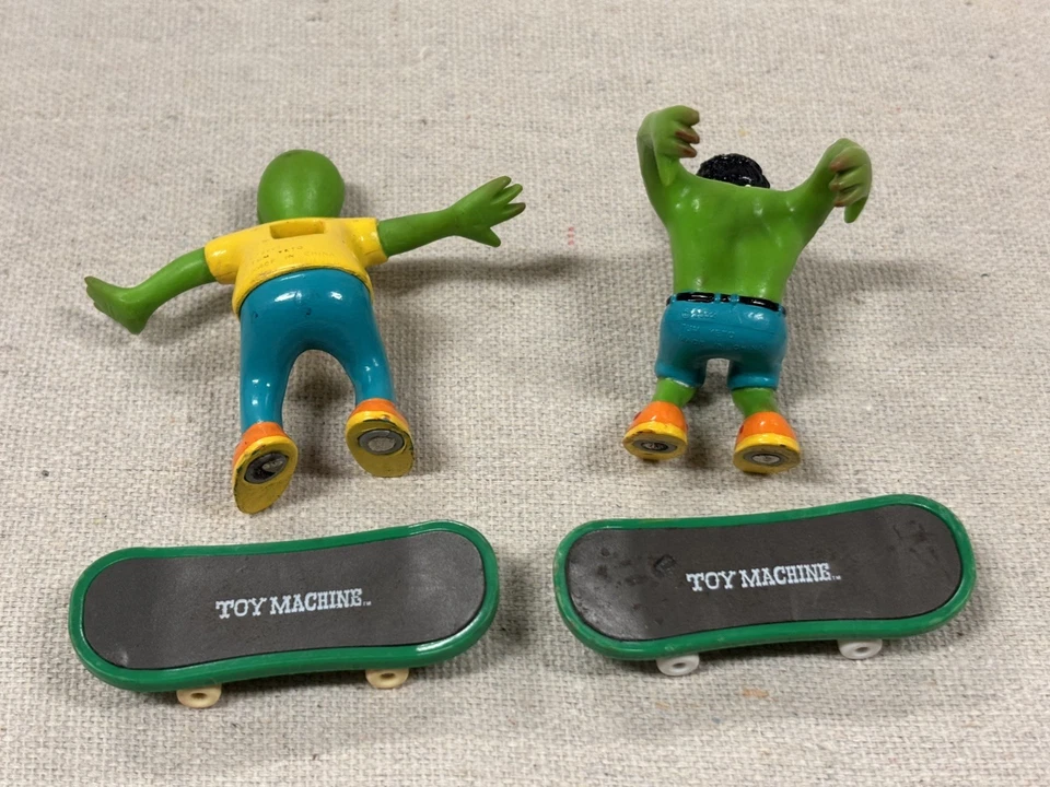 Figuras de acción Tech Deck Dudes Industries Turtle Boy 2002 con monopatines Foto 4 de 4