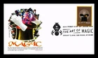 US COVER ART OF MAGIC ILLUSION OF MOVEMENT RABBIT TOP HAT FDC PANDA CACHET