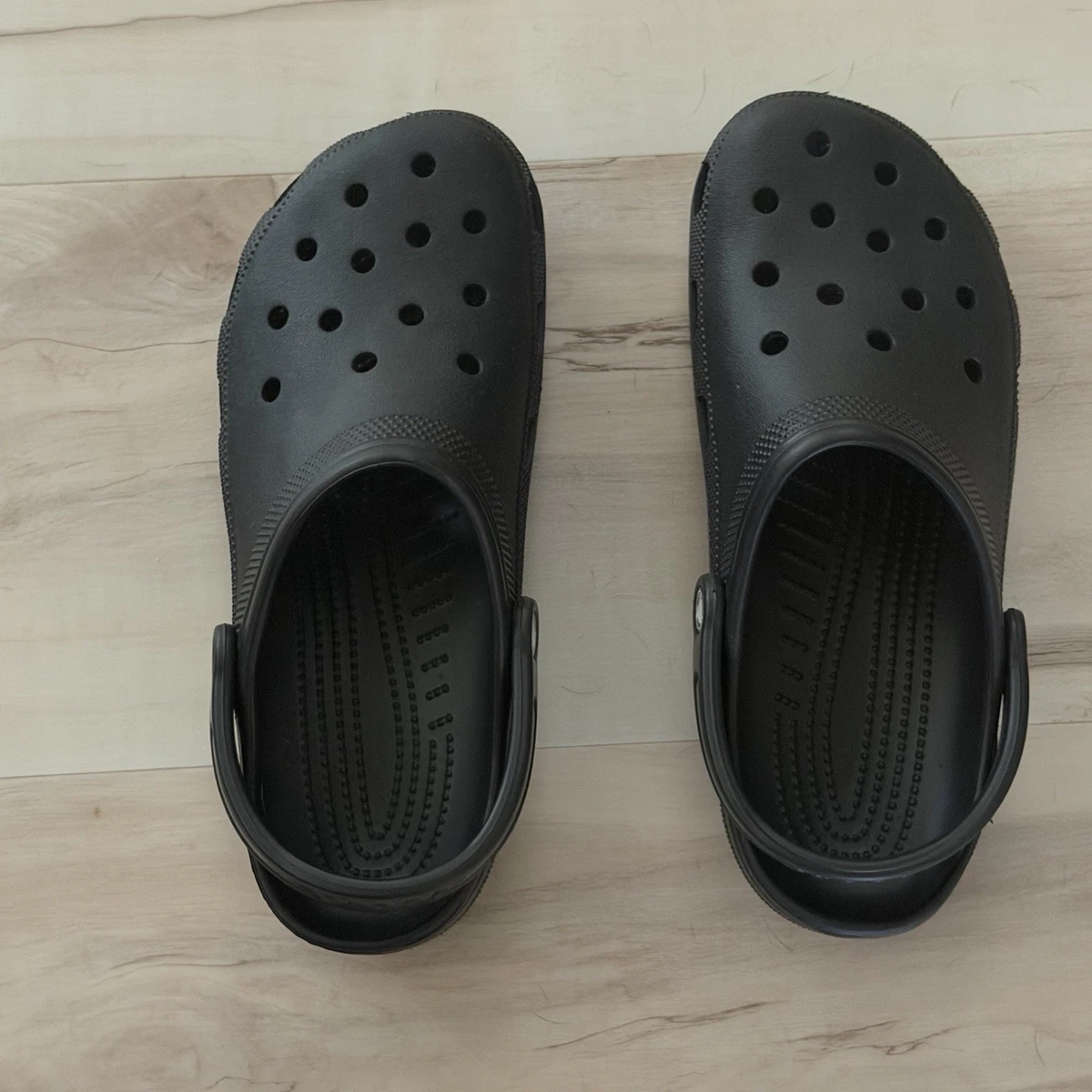 Crocs Black Sandals for Men for sale | eBay display picture 2