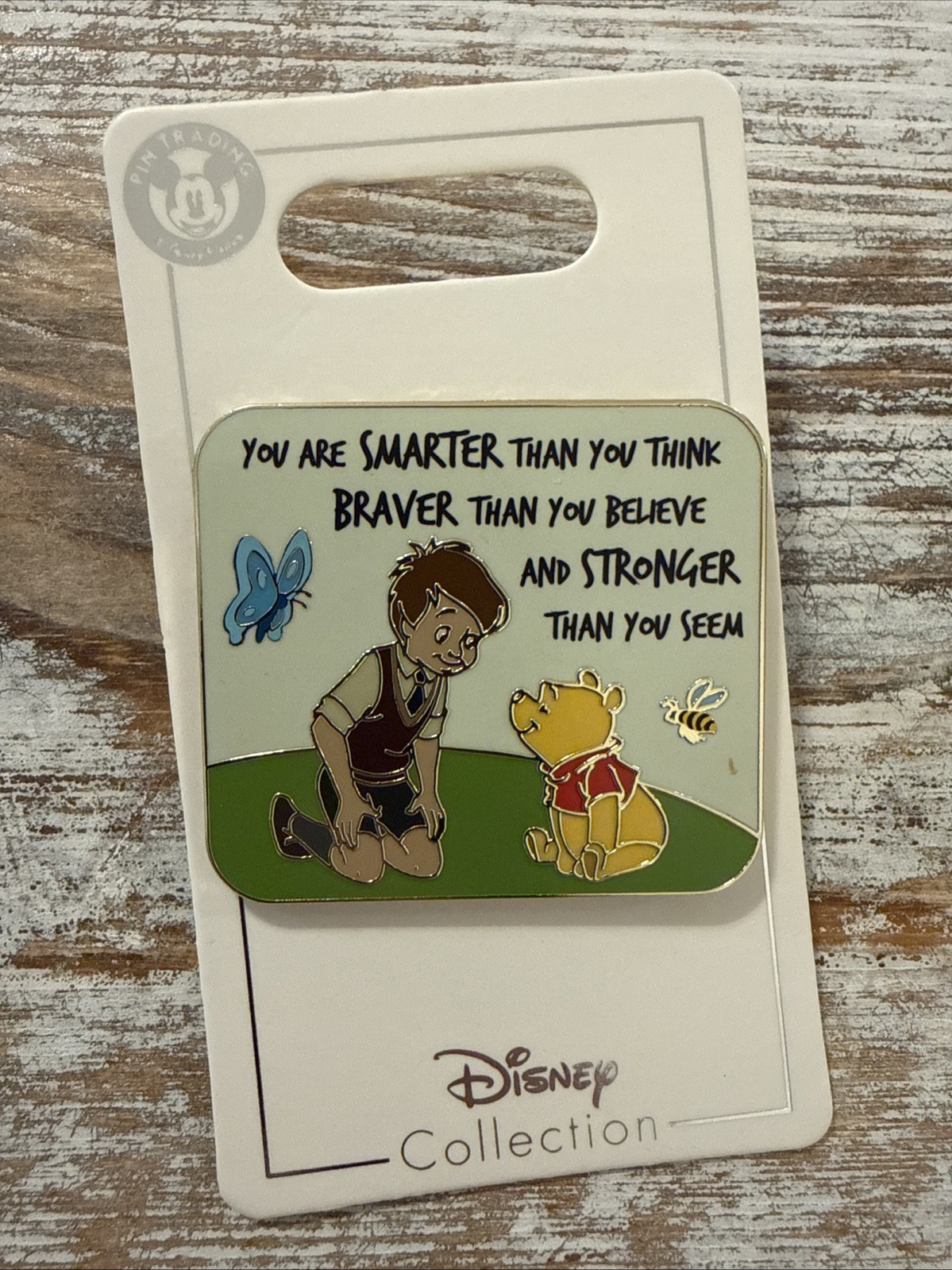NEW ON CARD! Disney Parks Winnie The Pooh Metal Enamel Pin!
