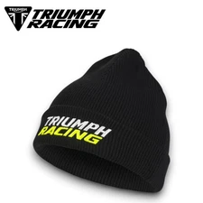 Triumph Racing Beanie MCAS26706 Skull Cap Knit Winter Toque Motocross