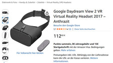 VR Brille - Google Daydream View 2 - nur 5 
