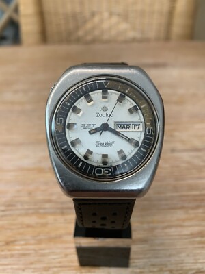 Rare Vintage Bullhead Zodiac Sea Wolf SST 36000 Diver