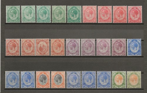 SOUTH AFRICA 1913/24 SG 3/17 + Shades MINT - 第 3/4 張圖片