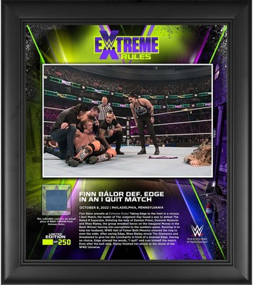 Finn Balor WWE Framed 15'' x 17'' 2022 Extreme Rules Collage with a