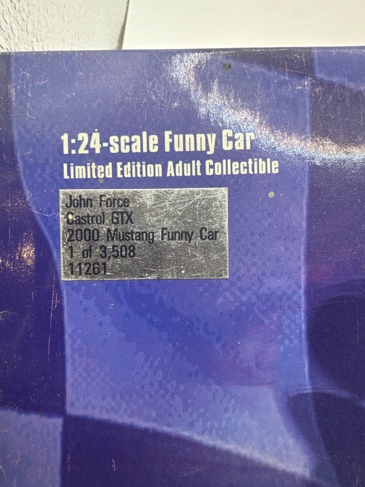Coche divertido Mustang John Force 2000 Mac Tools Collectors Club Foto 3 de 3