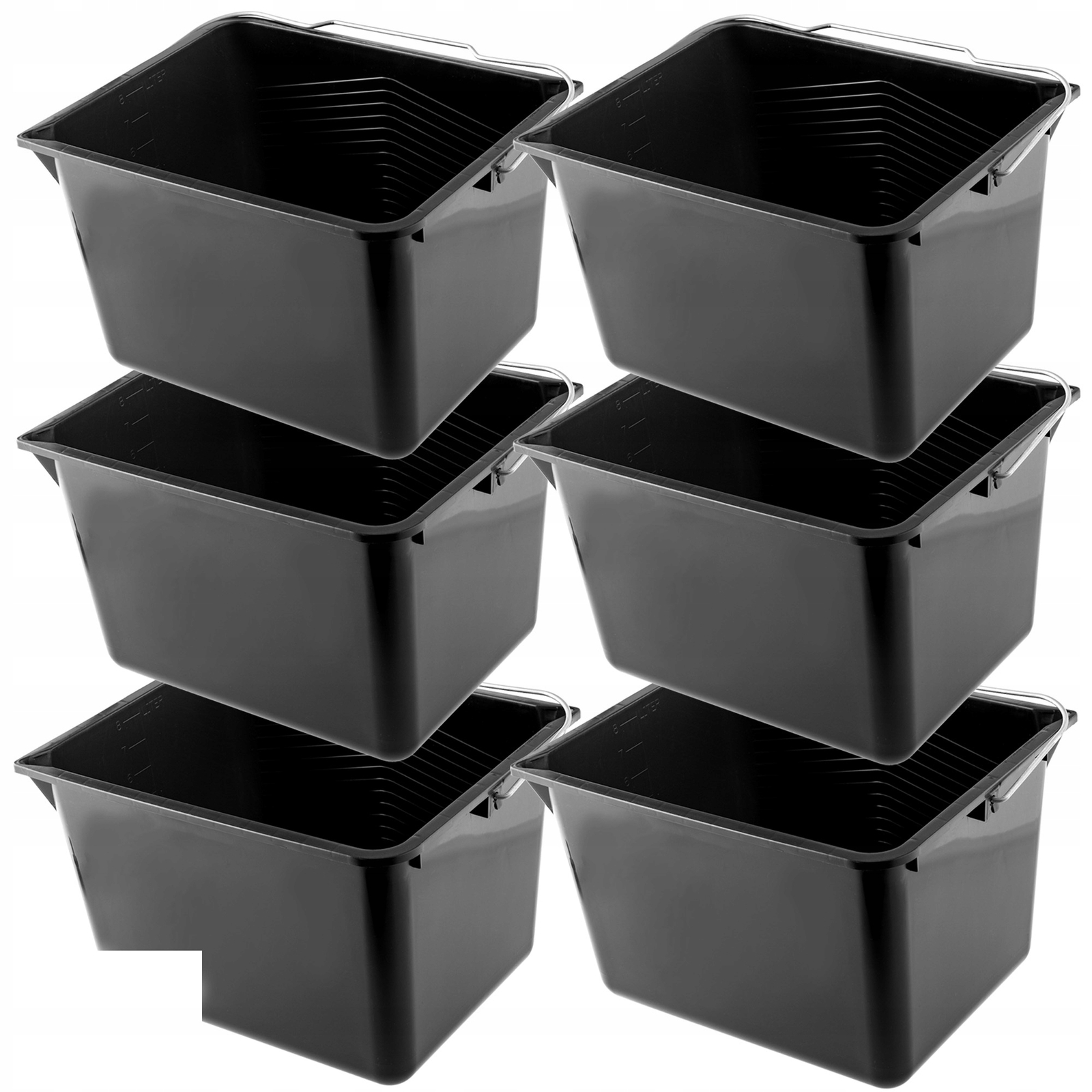 KADAX Secchio per vernice in plastica, secchio per acqua, secchio per pulizia...