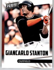 2015 Fathers Day Giancarlo Stanton MLB Base Card PWE Mike Marlins #20