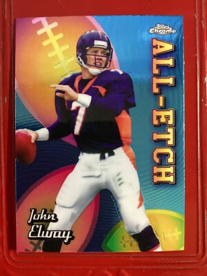 2024 Topps Chrome All-Etch John Elway X-Fractor Refractor #CAE-JE  Denver Bronco