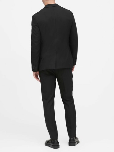 Banana Republic Slim Smart Weight Performance Suit Jacket, Size 36 REG. Black - Picture 3 of 7