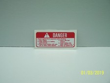 Massey Ferguson 12 Garden Tractor Gas Tank Decal !