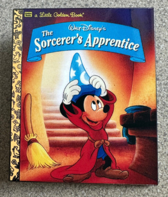 PIN MICKEY MOUSE SORCERER'S APPRENTICE 3'' JUMBO FANTASY LITTLE GOLDEN BOOK